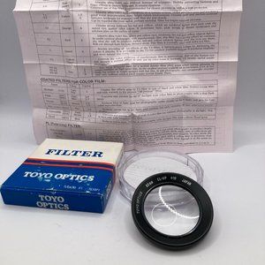 Toyo Optics Camera Lens Filter 55m/m Close Up +10 Original Box with Instructions